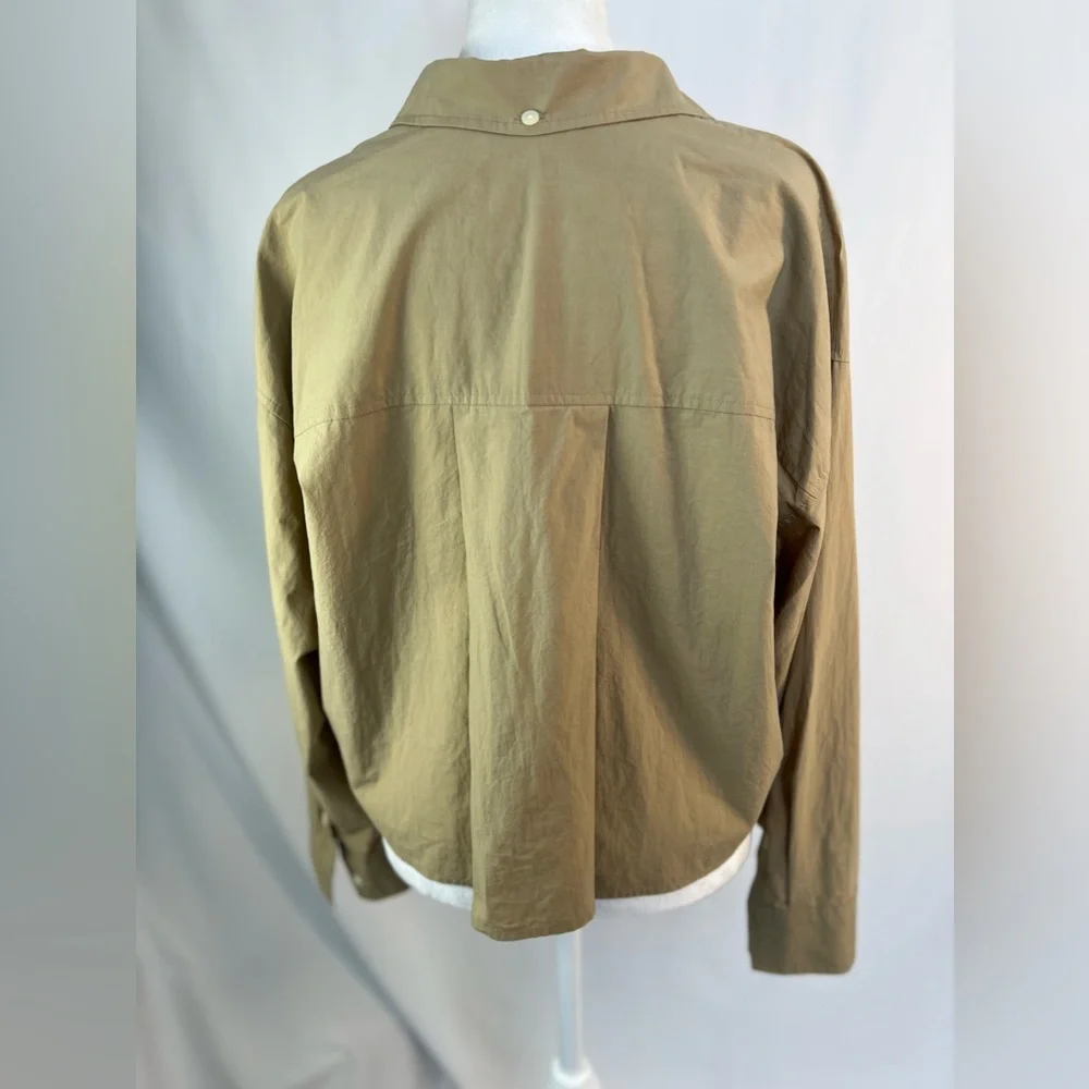 NEW / madewell cropped shirt